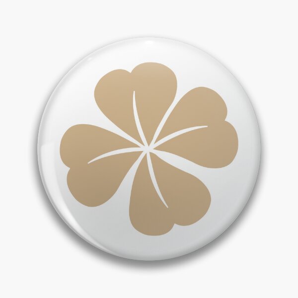 Item preview, Tan Four Leaf Clover Lucky Irish Charm designed and sold by pattern-archive.