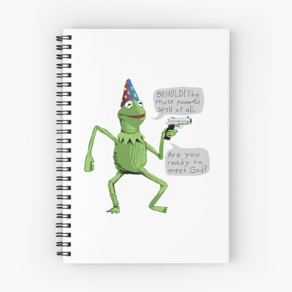 Item preview, Wizard Kermit With Gun Behold The Most Powerful Spell Of All. Are You Ready To Meet God| Gif designed and sold by MelaniesRuble.