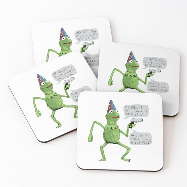 Item preview, Wizard Kermit With Gun Behold The Most Powerful Spell Of All. Are You Ready To Meet God| Gif designed and sold by MelaniesRuble.