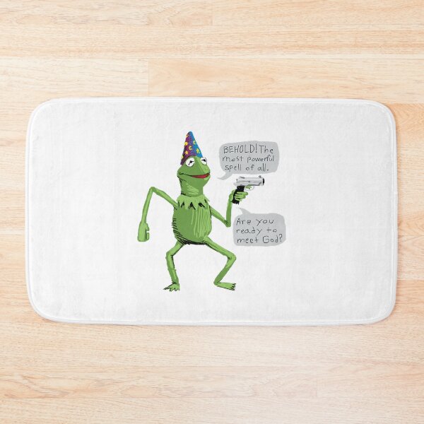 Item preview, Wizard Kermit With Gun Behold The Most Powerful Spell Of All. Are You Ready To Meet God| Gif designed and sold by MelaniesRuble.