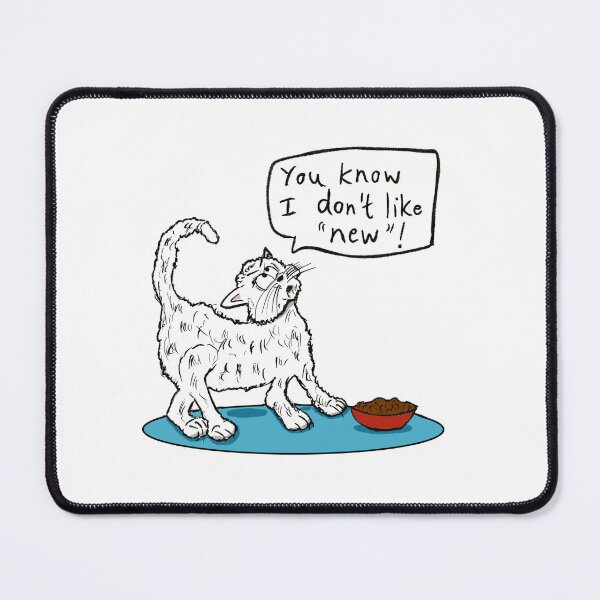 Item preview, Funny white cat turns nose up at new food designed and sold by KPlayerAdhder.