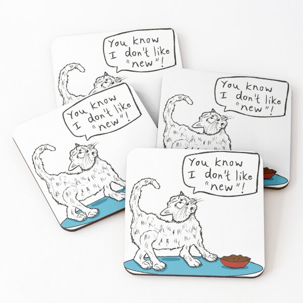 Item preview, Funny white cat turns nose up at new food designed and sold by KPlayerAdhder.