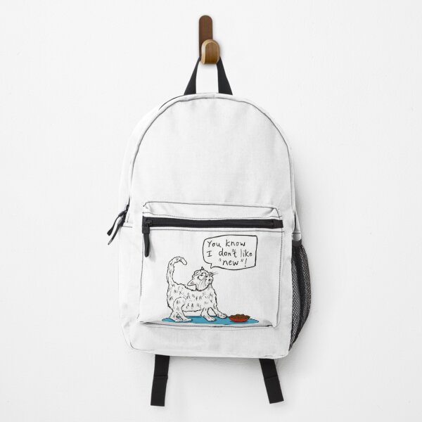 Item preview, Funny white cat turns nose up at new food designed and sold by KPlayerAdhder.