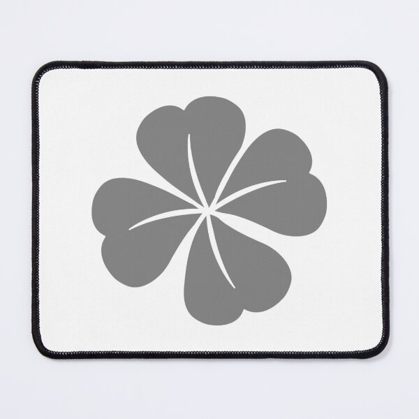 Item preview, Gray Four Leaf Clover Lucky Irish Charm designed and sold by pattern-archive.
