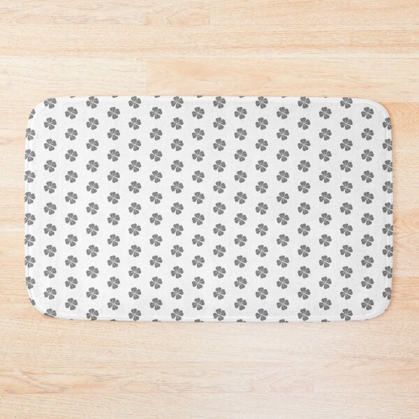 Item preview, Gray Four Leaf Clover Lucky Irish Charm designed and sold by pattern-archive.