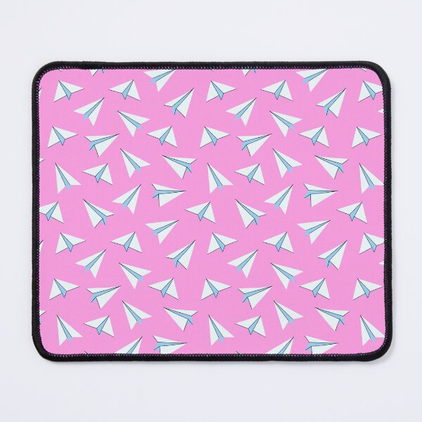 Item preview,  flying paper planes on a pink background designed and sold by burbura.