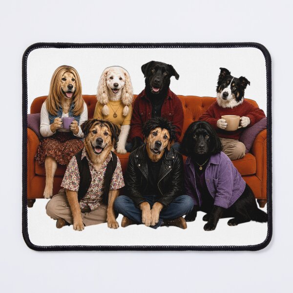 Item preview, Anthropomorphic dogs group portrait designed and sold by Agnisherl.