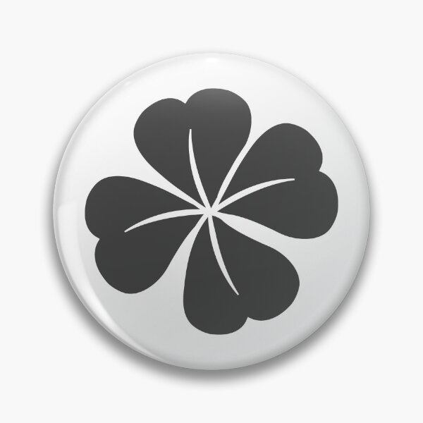 Item preview, Dark Gray Four Leaf Clover Lucky Irish Charm designed and sold by pattern-archive.