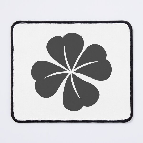 Item preview, Dark Gray Four Leaf Clover Lucky Irish Charm designed and sold by pattern-archive.