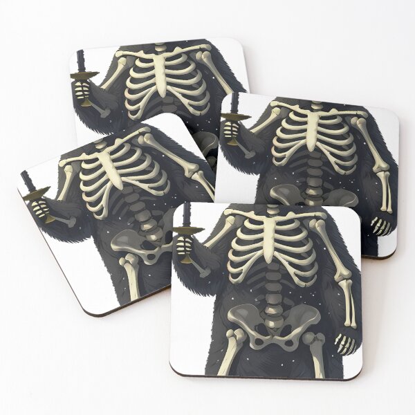 Item preview, Gothic Skeleton Bear designed and sold by IllumeInk.