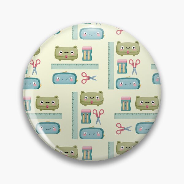 Item preview, Adorable Kawaii Stationery Pattern Cheerful School Essentials Everyday Design designed and sold by EL-Lebedenko.