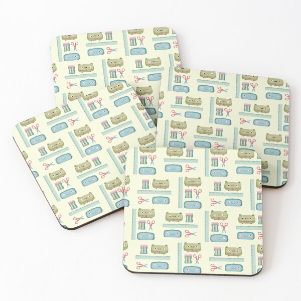 Item preview, Adorable Kawaii Stationery Pattern Cheerful School Essentials Everyday Design designed and sold by EL-Lebedenko.