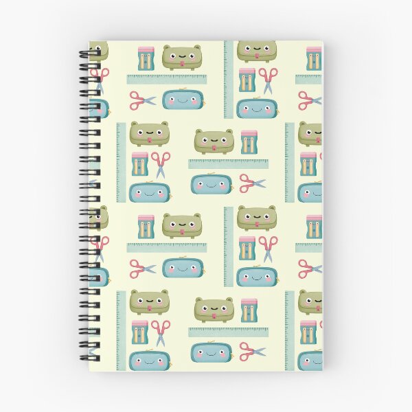 Item preview, Adorable Kawaii Stationery Pattern Cheerful School Essentials Everyday Design designed and sold by EL-Lebedenko.