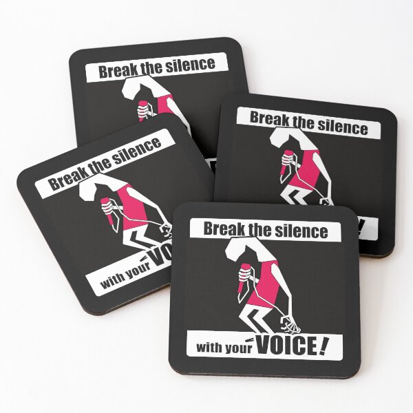 Item preview, Hardcore Punk Singer Silhouette — Aggressive Music Art(WHITE) designed and sold by R-T-Gracie.