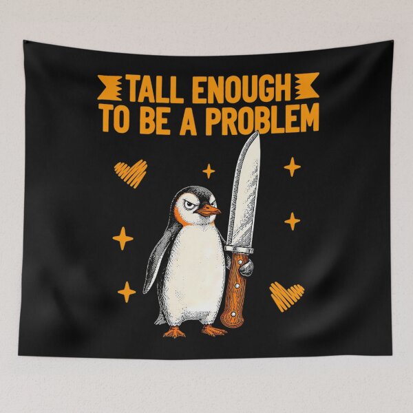 Item preview, Tall Enough To Be A Problem Funny Duck Humor designed and sold by HeatherRoden.