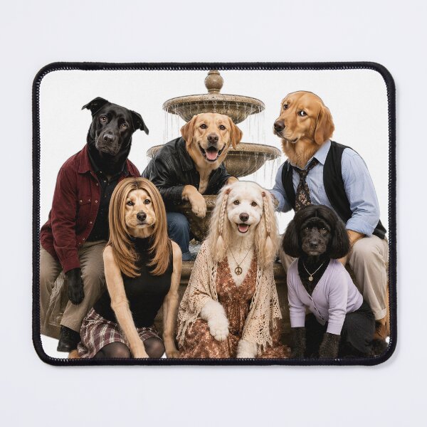 Item preview, Anthropomorphic dogs group portrait designed and sold by Agnisherl.