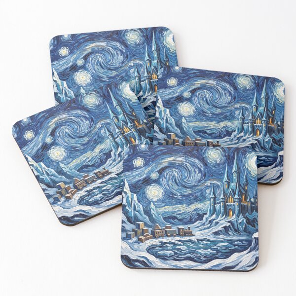 Item preview, Island Of Misfit Toys Starry Night Holiday Landscape designed and sold by Bad-Decisions-Designs.