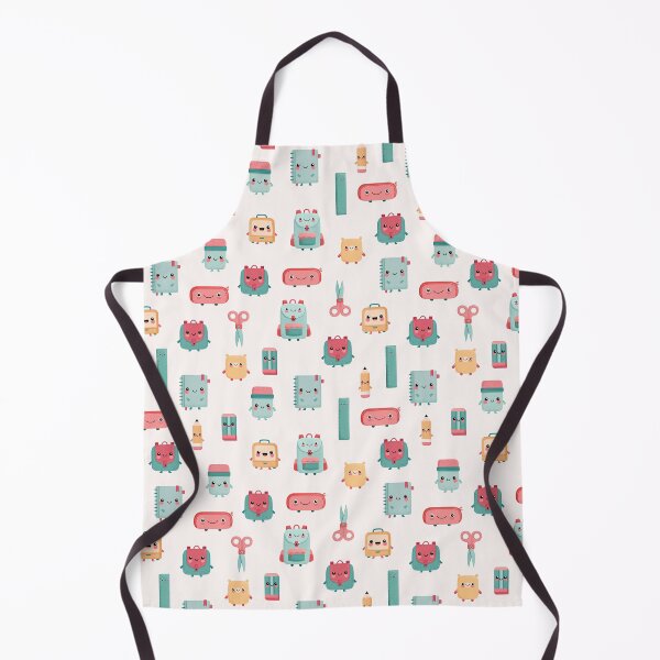 Item preview, Cute Kawaii School Supplies Pattern Happy Classroom Friends Collection designed and sold by EL-Lebedenko.