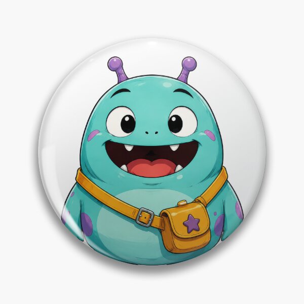 Item preview, Moki, the smiling hungry alien designed and sold by Overwhelm Art.