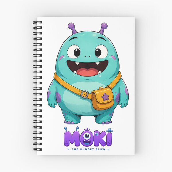 Item preview, Moki, the smiling hungry alien designed and sold by Overwhelm Art.