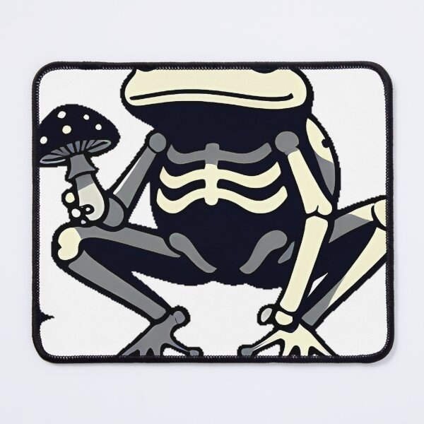 Item preview, Gothic Skeleton Frog designed and sold by IllumeInk.