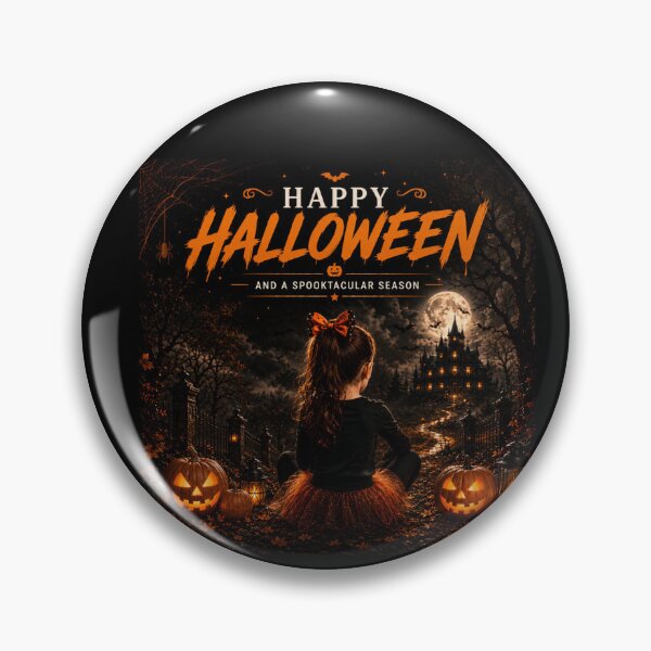 Item preview, Happy Halloween Girl Haunted House designed and sold by EnviousPrints.