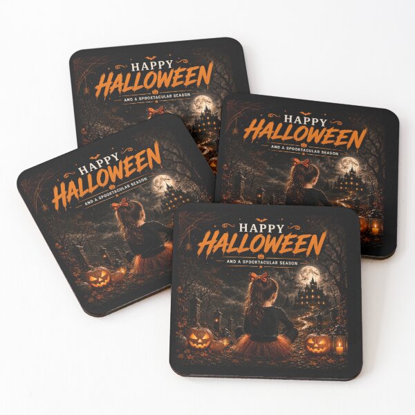 Item preview, Happy Halloween Girl Haunted House designed and sold by EnviousPrints.