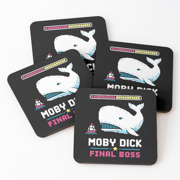 Item preview, Moby Dick Final Boss Retro Pixel Battle designed and sold by Fenay Designs.