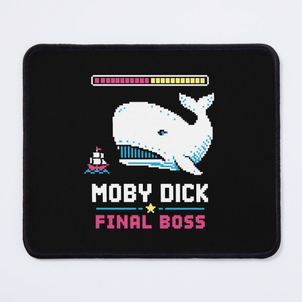 Item preview, Moby Dick Final Boss Retro Pixel Battle designed and sold by Fenay Designs.