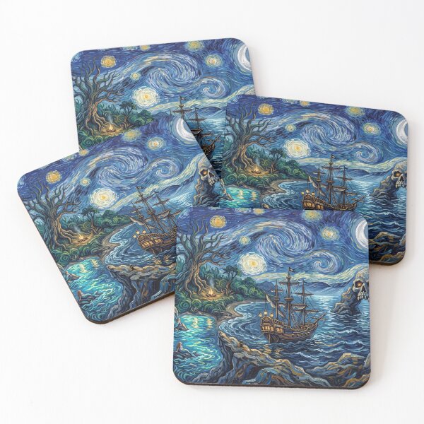 Item preview, Neverland Starry Night Fantasy Landscape designed and sold by Bad-Decisions-Designs.