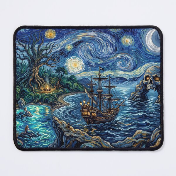 Item preview, Neverland Starry Night Fantasy Landscape designed and sold by Bad-Decisions-Designs.