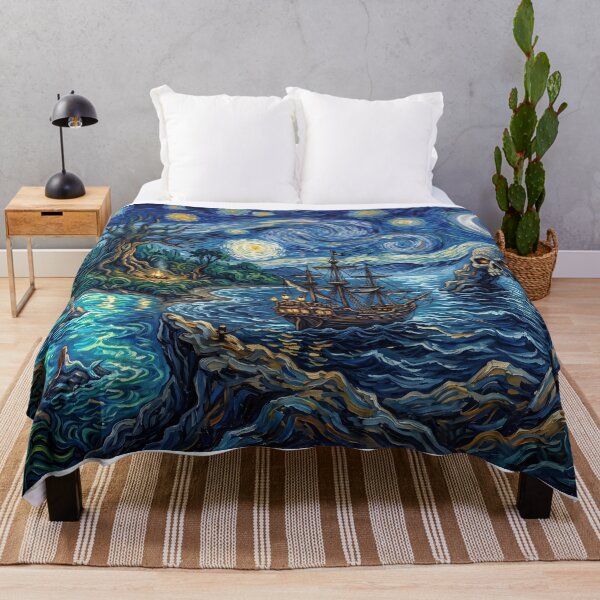 Item preview, Neverland Starry Night Fantasy Landscape designed and sold by Bad-Decisions-Designs.