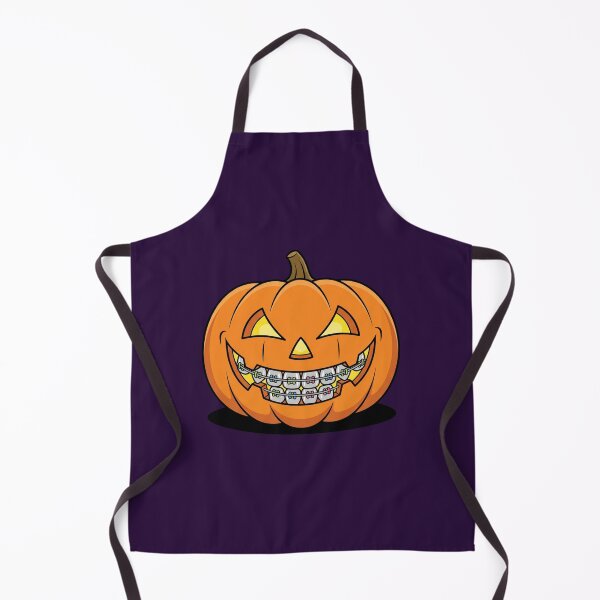 Item preview, Funny Dentist Halloween Pumpkin with Braces designed and sold by Rare By Hero.