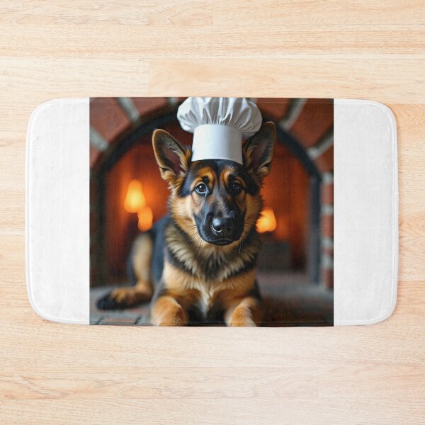 Item preview, GERMAN SHEPHERD CHEF DOG designed and sold by PawsStudioAU.