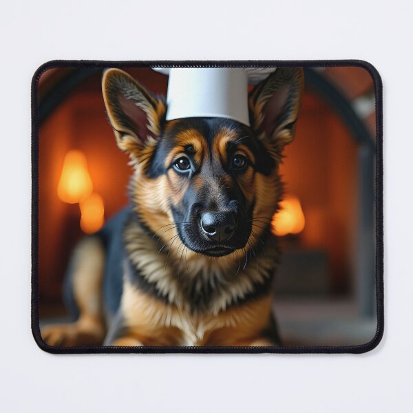 Item preview, GERMAN SHEPHERD CHEF DOG designed and sold by PawsStudioAU.