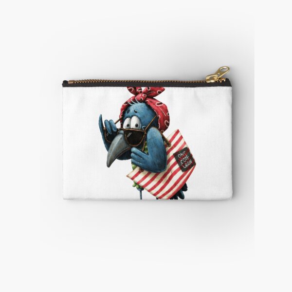 Item preview, Patriotic Crow with Glasses and Red Bandana designed and sold by DailyDoodlesBySumbul.