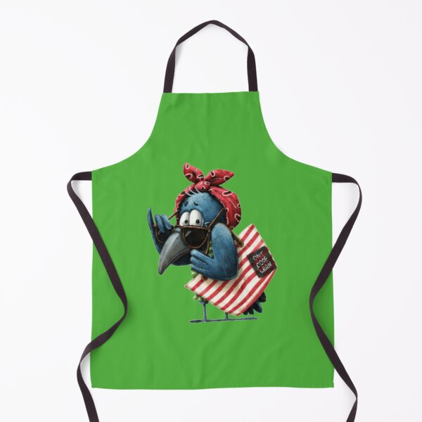Item preview, Patriotic Crow with Glasses and Red Bandana designed and sold by DailyDoodlesBySumbul.