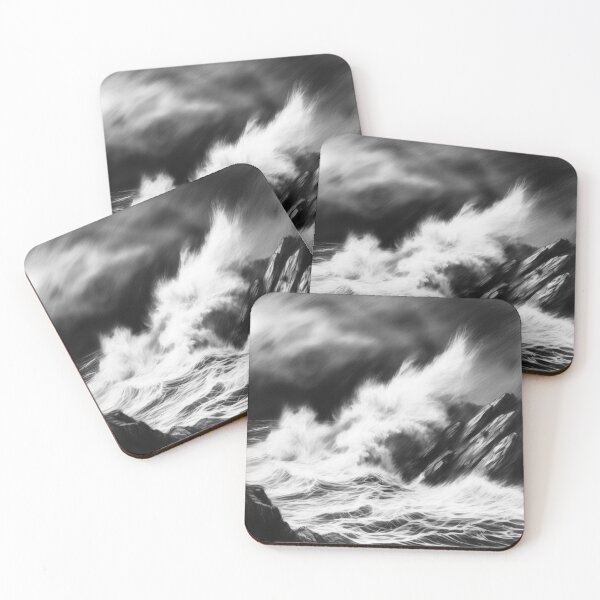 Item preview, Stormy coast designed and sold by Island Art Studios.
