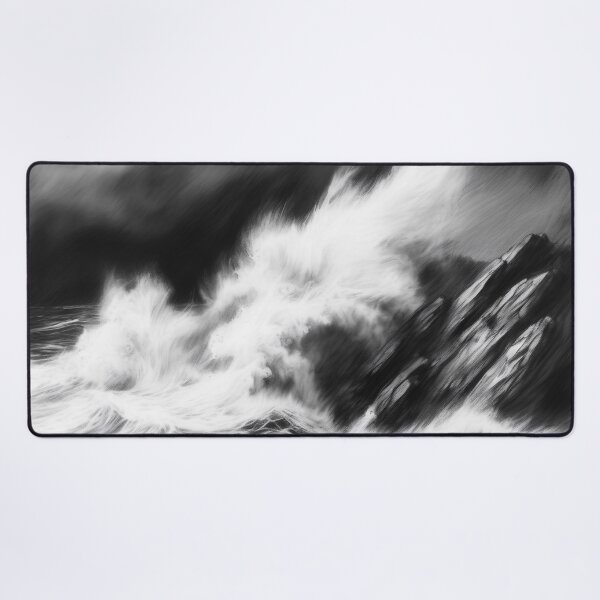 Item preview, Stormy coast designed and sold by Island Art Studios.