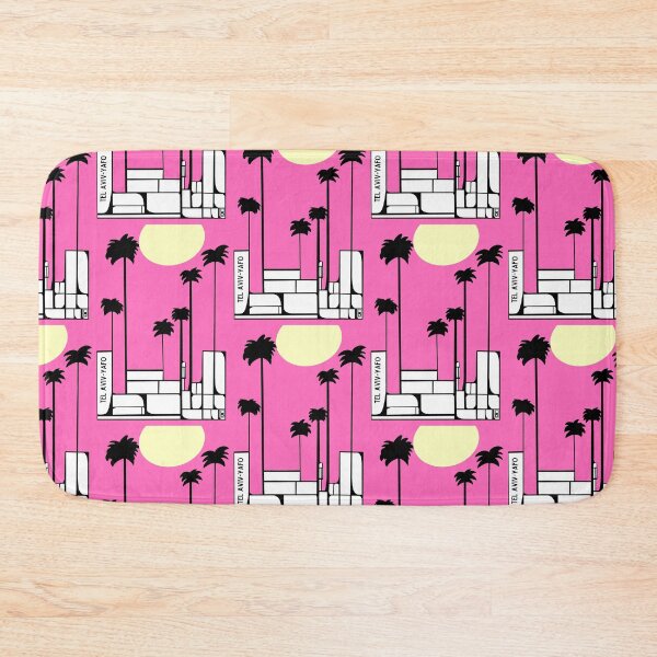 Item preview, Rosh Hashana Gift - Tel Aviv Tayelet Pink Sunset designed and sold by French Papyrus Studio.