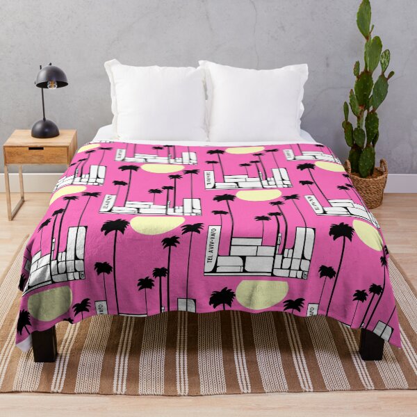 Item preview, Rosh Hashana Gift - Tel Aviv Tayelet Pink Sunset designed and sold by French Papyrus Studio.