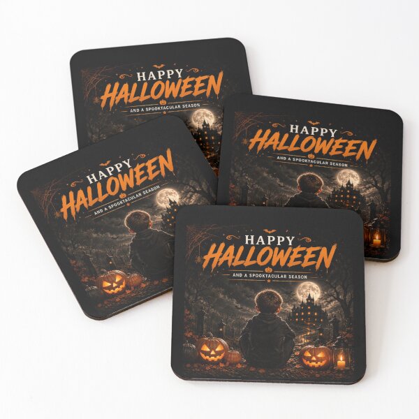 Item preview, Happy Halloween Boy Haunted House designed and sold by EnviousPrints.