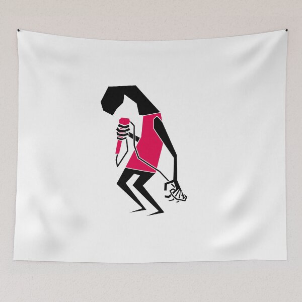 Item preview, Hardcore Punk Singer Silhouette — Aggressive Music Art(Only pictures) designed and sold by R-T-Gracie.