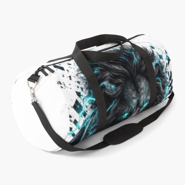 Item preview, Electric Blue Lightning Lion Graphic Illustration designed and sold by @VIRAT DESIGNER@.