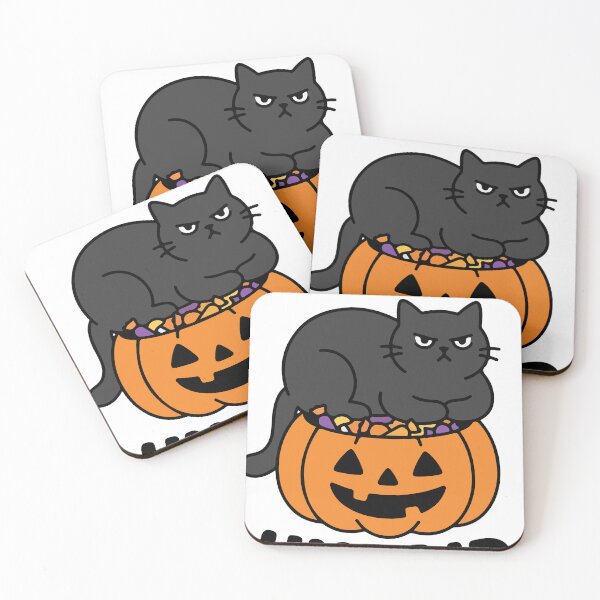 Item preview, Security Unpaid Funny Black Cat Halloween designed and sold by Colorful Dreams.