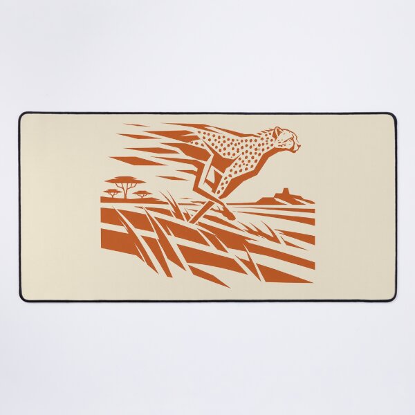 Item preview, Cheetah in the Wind - African Wildlife Art designed and sold by JonelCrafts.