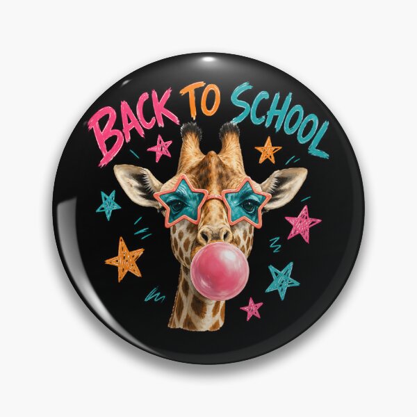 Item preview, Back to School Giraffe Bubble Gum Star Glasses  designed and sold by MOCH- ART.