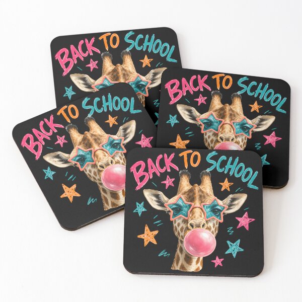 Item preview, Back to School Giraffe Bubble Gum Star Glasses  designed and sold by MOCH- ART.
