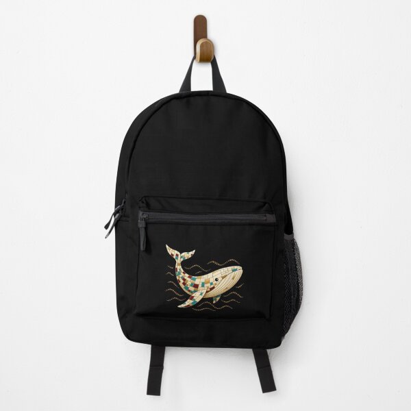 Item preview, Golden Mosaic Whale with Turquoise Tiles designed and sold by Fenay Designs.