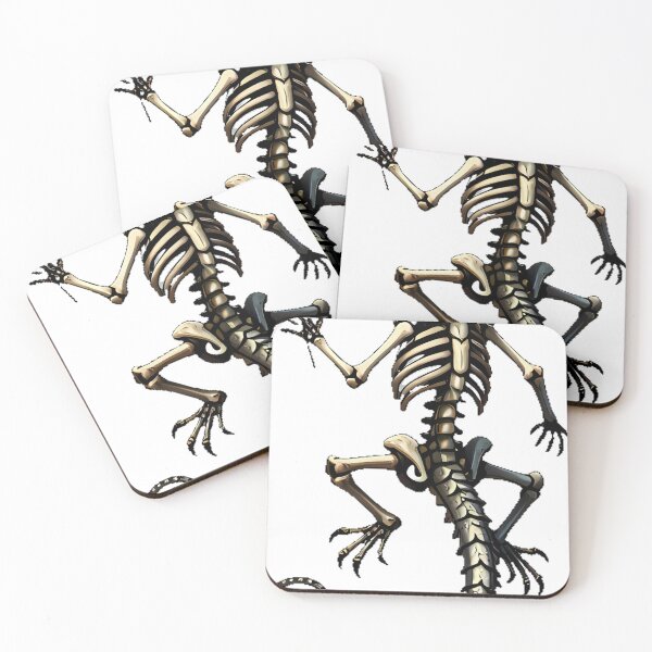 Item preview, Gothic Skeleton Lizard designed and sold by IllumeInk.